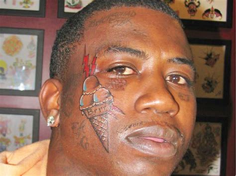 gucci mane tatuaggi faccia|gucci mane ice cream face tattoo.